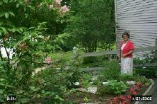 hillside ramp to garden